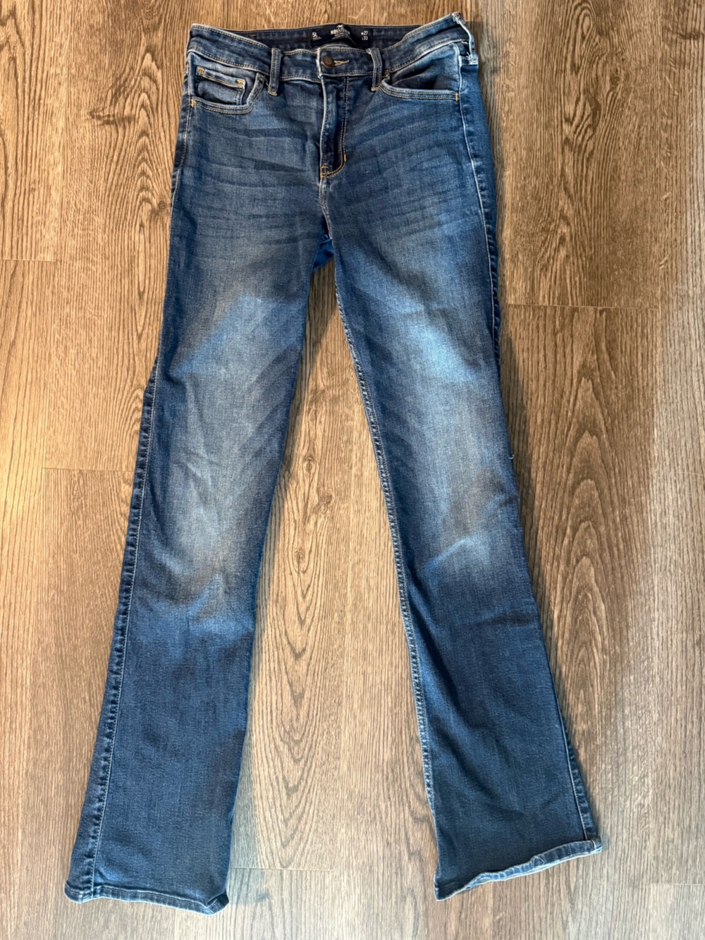 Hollister mid rise boot cut jean
